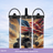 sand dunes UTV tumbler USA flag rugged off road design