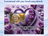 sympathy gift purple rose photo slate remembrance