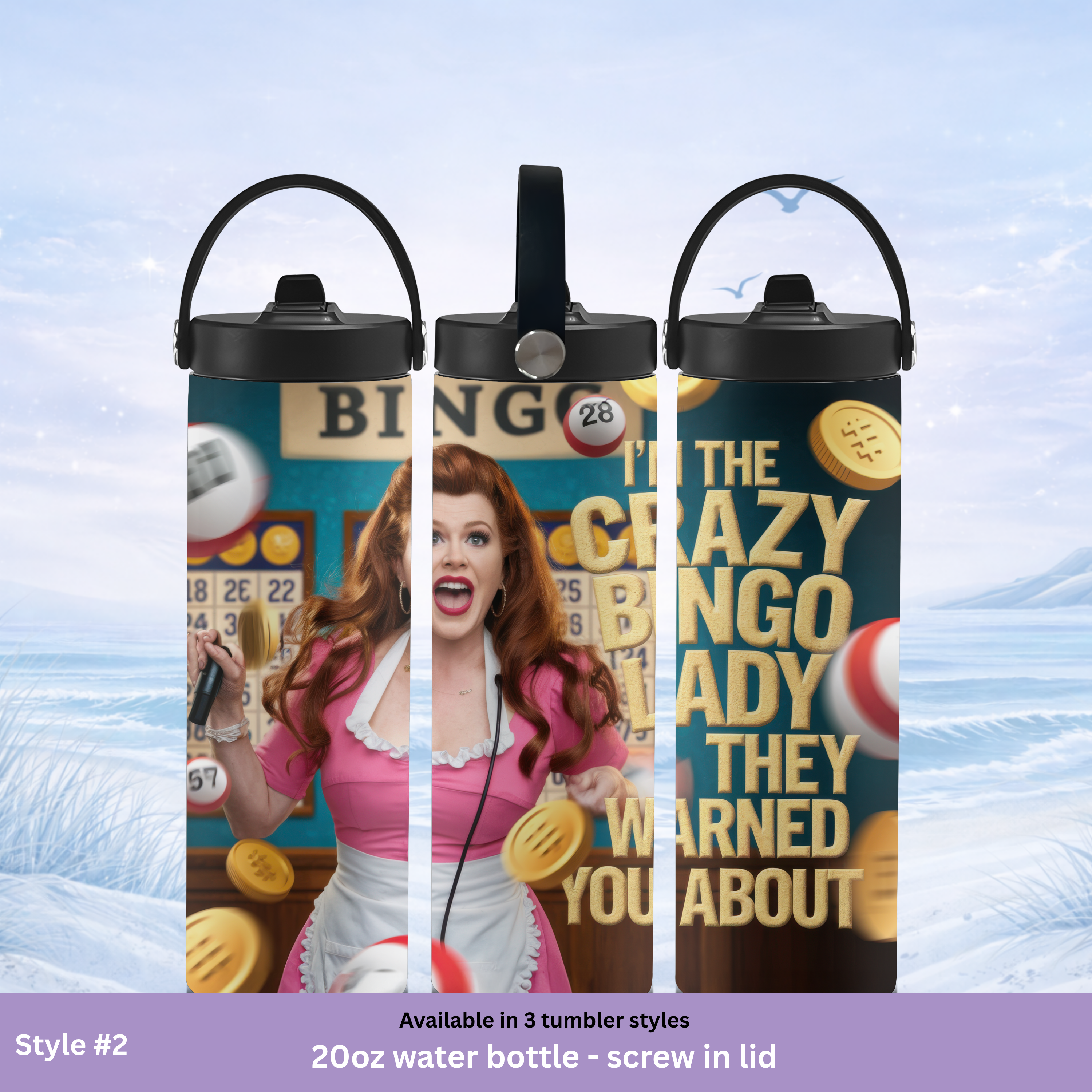 unique bingo drinkware design